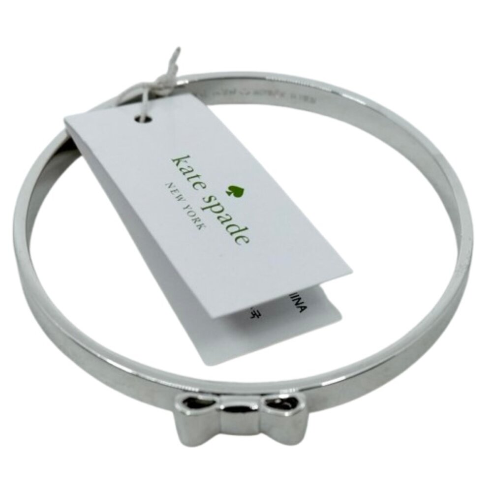 kate spade Silver Bow Bangle Bracelet